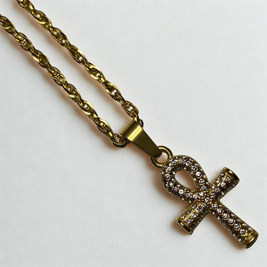 Collar Cruz egipcia