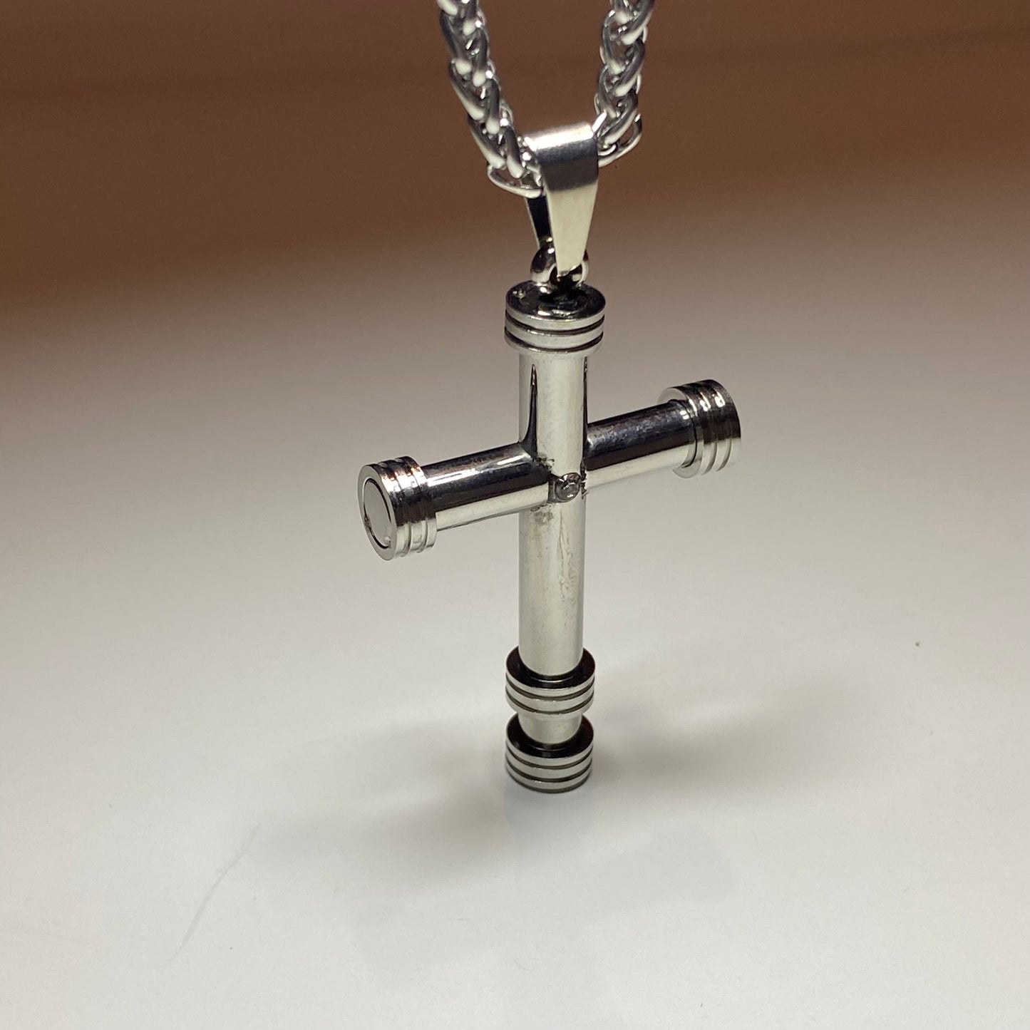 Collar Cruz tubular
