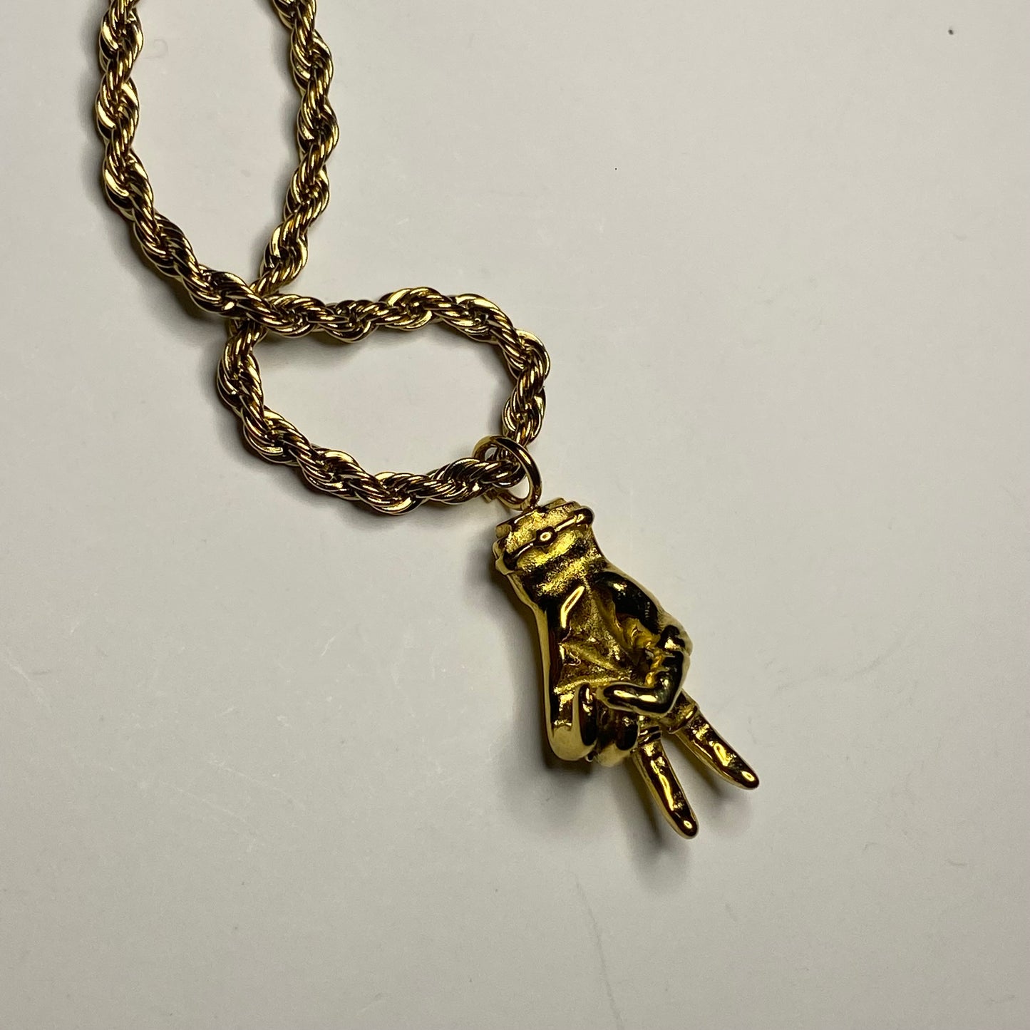 Collar mano peace & love