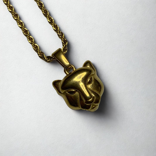 Collar cabeza de pantera